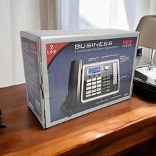RCA Business Phone 2-LINE Full Duplex Speakerphone Caller ID Corded 25215 NEW