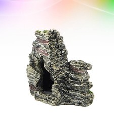 Fish Tank Mountain Aquarium Sculpture Layout Dcor Thematic Ornaments