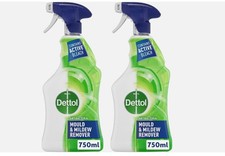 Dettol Mould and Mildew Remover Spray [Cleaning Spray] 750ml x 2 fast delivery 9.99 per litre