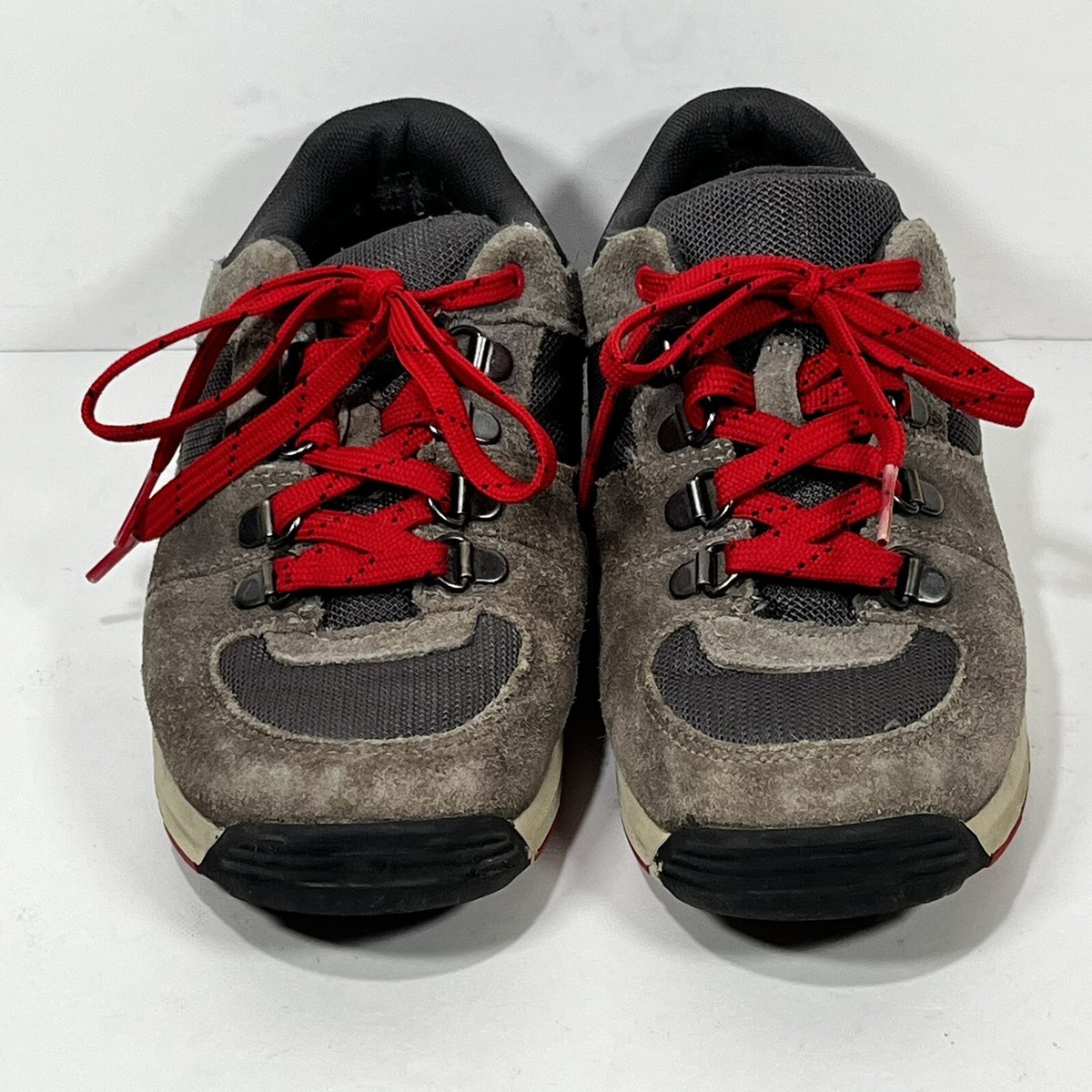 Timberland Boys Classic 4894R Gray Grey Red Laces Casual Shoes