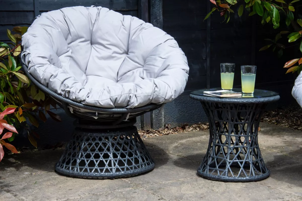 Swivel papasan on sale