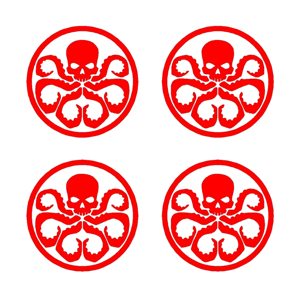 ORACAL 4 Hydra Logo Marvel Symbol Vinyl Decals Stickers