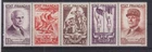 France 1943 Mi. 589 - 593 National Aid MNH