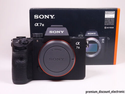 Sony Alpha 7 III Kamera a7 III ILCE-7M3 Digitalkamera Vollformat 6941 Klicks OVP - Bild 1 von 1