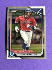 2024 Bowman Chrome Sabin Ceballos #BCP-130 Atlanta Braves (T)