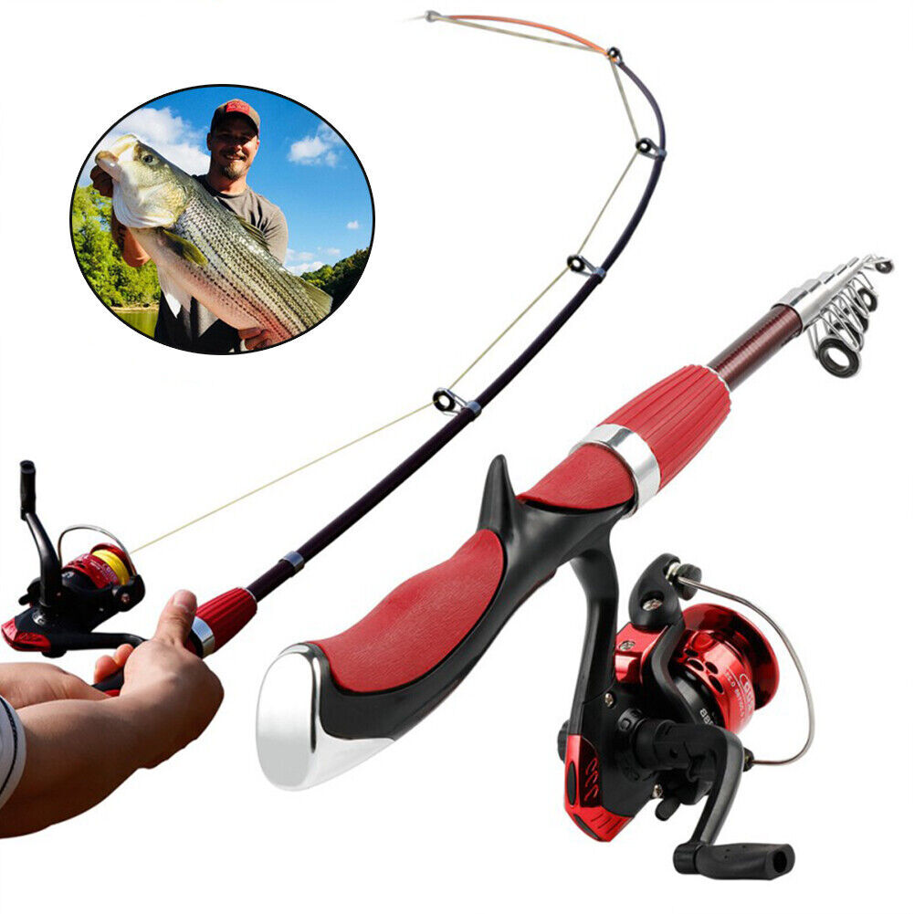 Professional Carbon Fiber Telescopic Fishing Rod Travel Spinning