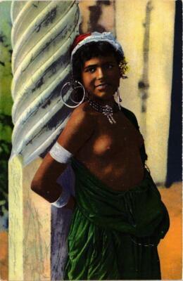 PC CPA Belleza marroqui FEMALE ETHNIC NUDE (a10522)