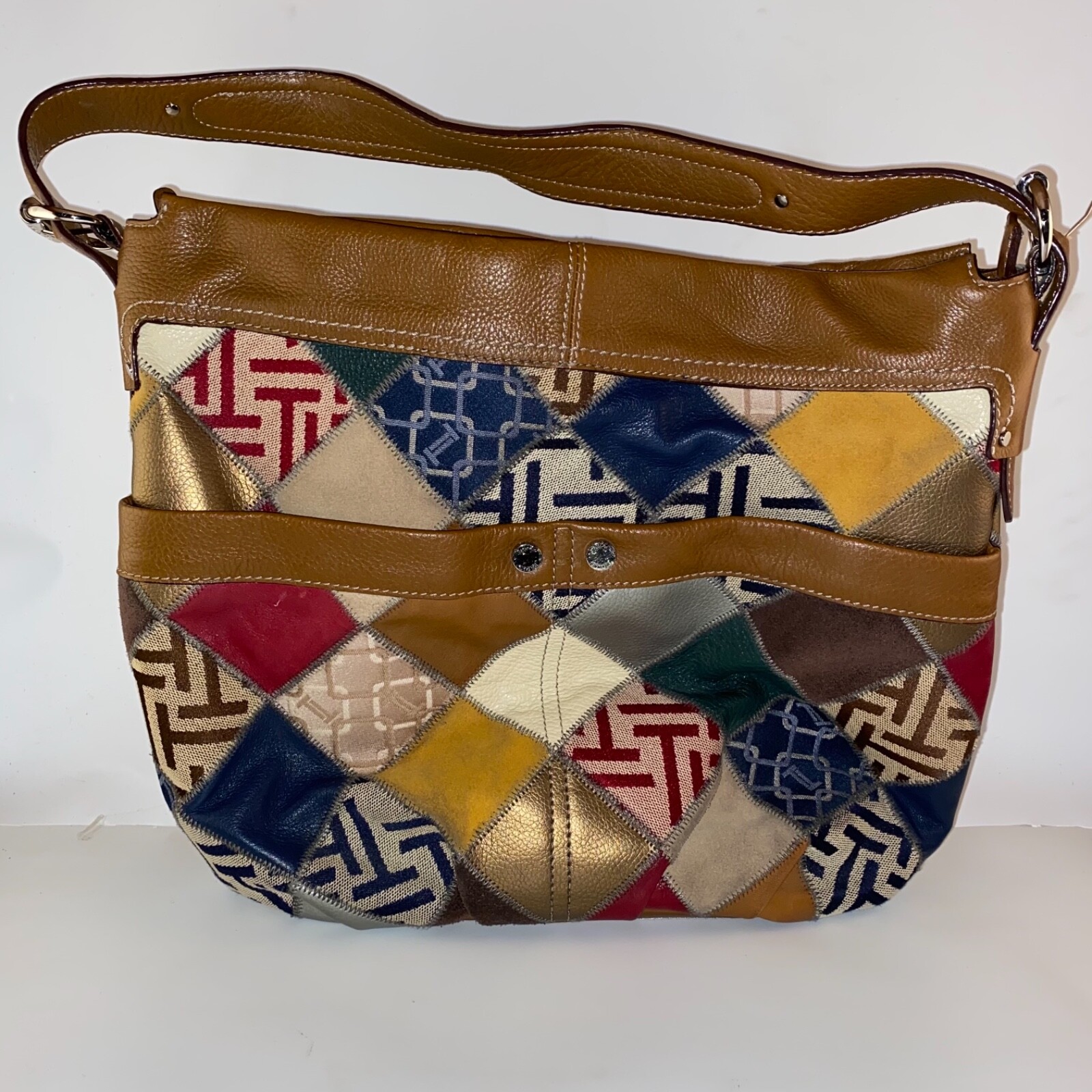 Tignanello Patchwork Leather Purse - image 1