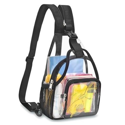 Small Clear Bag Stadium Approved Music Festival Bag, Mini Clear