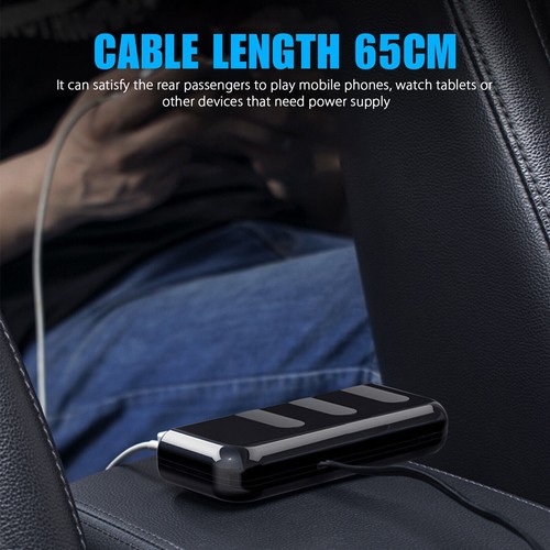 3 Way Car Cigarette Lighter Socket Splitter USB Fast Charger Power Adapter 12V - Picture 6 of 10