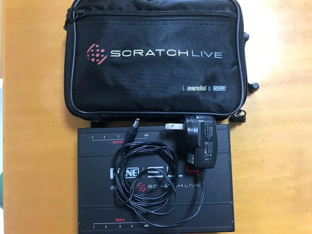 RANE SCRATCH LIVE SL4 Digital DJ System Audio Interface Serato Tested Working