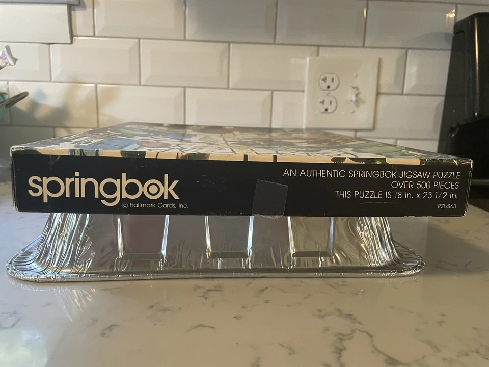 Springbok Classic Elegance Glass Bottles 500 Jigsaw Puzzle PZL4163 COMPLETE 1984 - Image 4 of 4