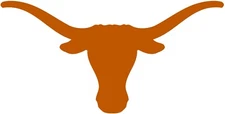 Texas Longhorns Logo - Die Cut Laminated Vinyl Sticker/Decal - Hook Em Horns