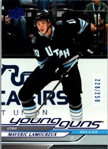 2024-25 Upper Deck Series 2 Maveric Lamoureux Young Guns Deluxe /250 #487