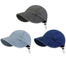 Denim Baseball Hat Denim Sun Hat Denim Baseball Cap Women Adjustable Beach Hat