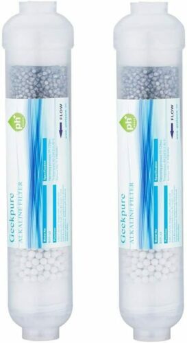 10 Inch Inline Alkaline ph+ Water Filter for Reverse Osmosis