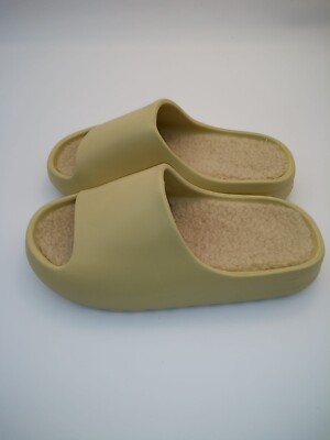 Womens Ladies Sliders Slippers Slip On Beach Summer Flat Flip Flop Pillow Mules