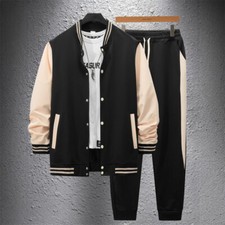 Men's Tracksuits 2 Piece Set Active Jogging Sweatsuits Pullover Casual Outfits