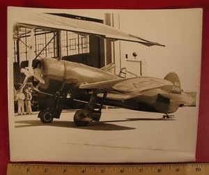 VINTAGE PHOTOGRAPH WWII MILITARY FIGHTER AIRPLANE !!
