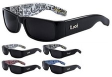 Locs Bandana Insert Print Rectangle Sunglasses LOC9006-BDNA  NEW  FREE Ship 