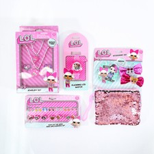 L.O.L. Surprise! Gift Bundle 4 PC with Jewelry Set, LCD Watch, Ring & Earrings