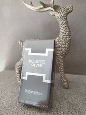 Yves Saint Laurent KOUROS SILVER Edt 50 Ml Vaporisateur RARE VINTAGE