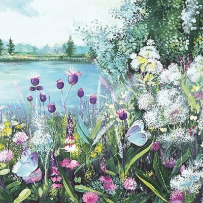 AMBIENTE COCKTAIL SERVIETTEN - 4er oder 20er Pack - LAKE VIEW (BC12)