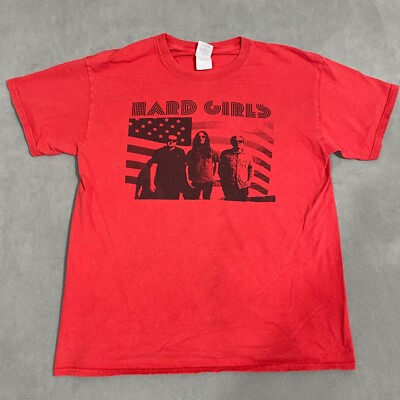 VTG Hard Girls Band Shirt L Punk Rock Tour Concert Promo Album