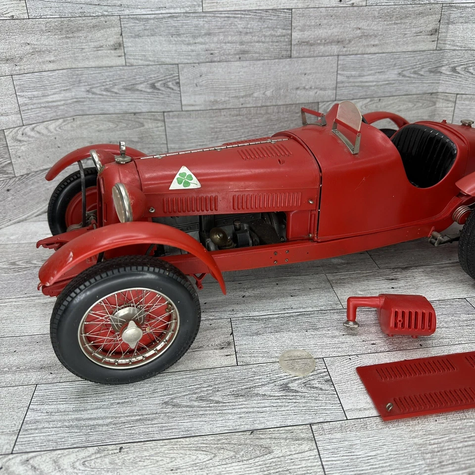 Pocher-Torino 1931 Alfa Romeo 8C 2300 Monza K171 Escala 1:8 Piezas Reparación Leer 👀 Foto 2 de 4