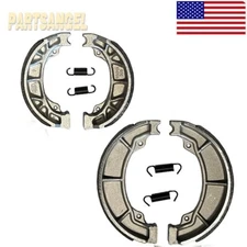 F+R Brake Shoes + Springs For Honda ATC200E ATC200Es ATC200S Big Red 1982-1986