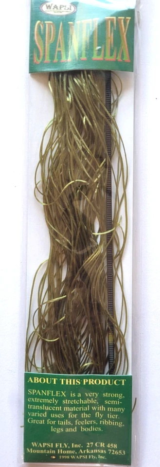 SPANFLEX - WAPSI - 7 COLORES - Materiales para atar moscas - Pierna y cuerpo de goma spandex Foto 3 de 4