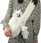Pet Puppy Cat Dog Carrier Canva Backpack Sling Bag For Walking Outdoor Travel