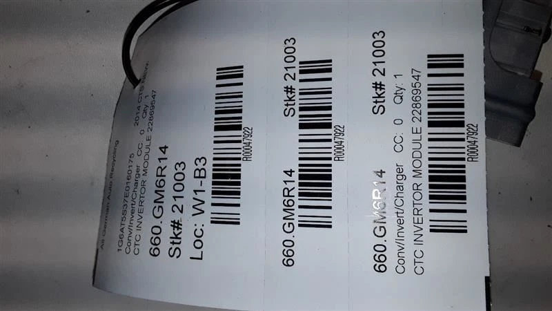 2014 CADILLAC CTS INVERTER MODULE 22869547 - Image 4 of 4