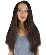 Womens Adult Princess Wig, Brown TV/Movie Wigs, Premium Breathable Capless Cap