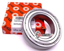 FAG 6008 ZZ DEEP GROOVE BALL BEARING, METAL SHIELDED 40x68x15 mm
