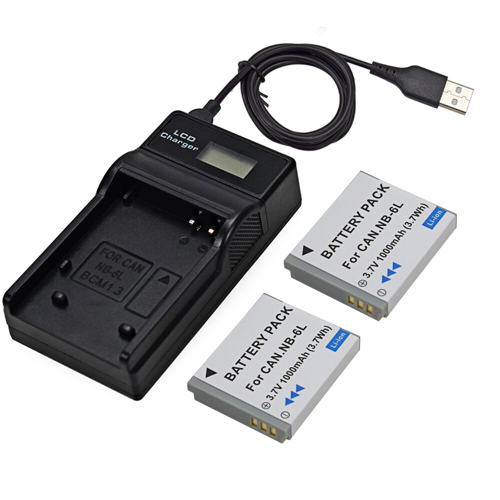 NB-11LH NB-11L Caricabatteria USB CB-2LD CB-2LF Per Fotocamere Digali Canon PowerShot ELPH 110 HS 115 IS 130 135 140 150 160 170 - Foto 12