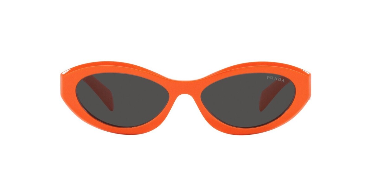 Prada PR 26ZS Orange/Dark Gray (12L-08Z) Sunglasses | eBay