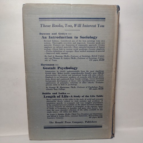 Menschliche Migration: Eine Studie über internationale Bewegungen von Donald Taft - 1936 - HC wDJ - Bild 3 von 16