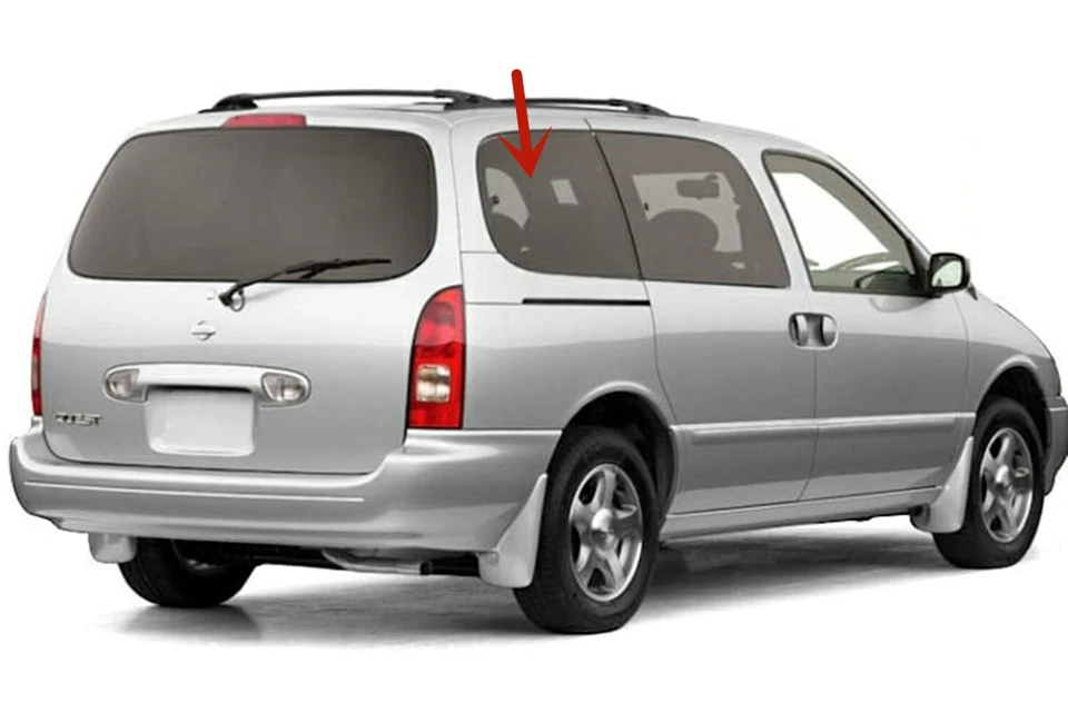 Compatível com 1999-2002 Nissan Quest Van Passageiro Direito Quarto Janela Vidro Móvel - Imagem 4 de 4