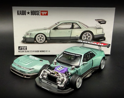 Kaido House x Mini GT 1:64 Nissan Silvia S13-R KAIDO WORKS V1