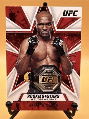 2021 Panini Chronicles UFC Rookies & Stars Blue Kamaru Usman #86 UFC /99