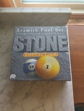Aramith Stone Pool Ball Set BBSTN Durable Belgian Billiard Ball Collection.