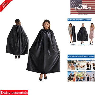 Portable Changing Tent Privacy Shelter for Beach Swimming Camping Black 3.94ft