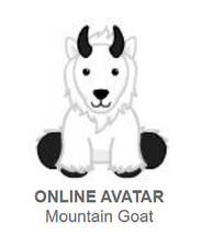 Webkinz Classic Mountain Goat September POTM  Code Only -messaged-