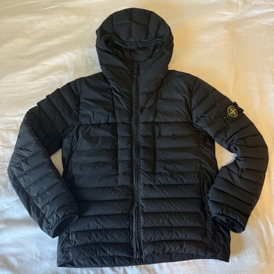 Stone Island Seamless Tunnel Nylon Jacket Black L Size