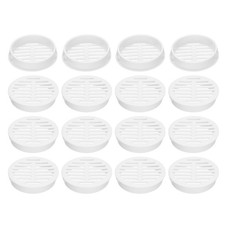 20Pcs 50mm/2in Air Vents Circular Soffit Vents, White Soffit Vent Cover
