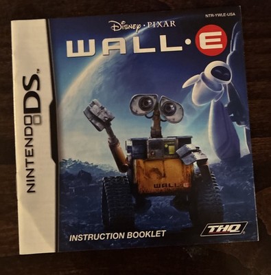 Disney Pixar Wall-E Nintendo DS Instruction Manual Booklet ONLY