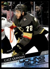 2020-21 Upper Deck Young Guns Gage Quinney Rookie Vegas Golden Knights #454