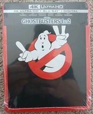 Ghostbusters 1  2 Steelbook 4K UHD Blu-ray Digital Factory Sealed  MINT  