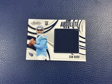 CAM WARD 2025 - ABSOLUTE FOOTBALL ROOKIE CARD - JERSEY CARD
